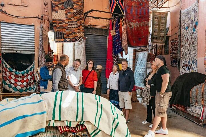 From vibrant textiles to hand-painted ceramics, your local guide unveils the treasures of the Marrakech Medina tour, bringing the local markets to life with every step.
