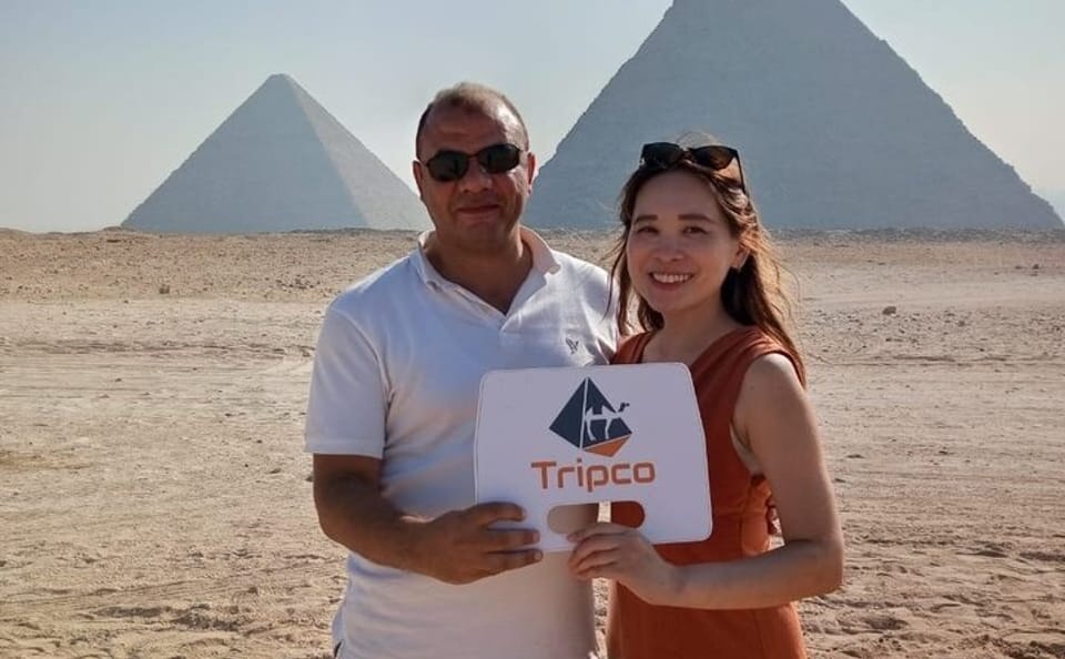 Private Tour of Giza Pyramids, Sphinx & Egyptian Museum