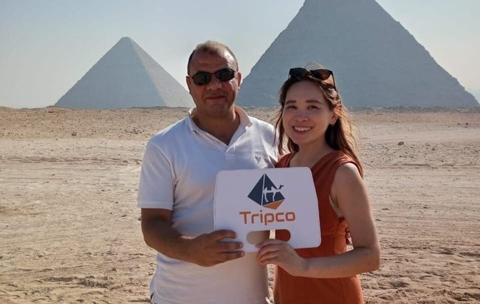 Private Tour of Giza Pyramids, Sphinx & Egyptian Museum