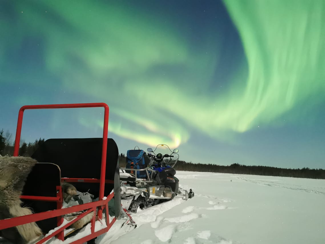 Northern Lights Sledge Ride 4