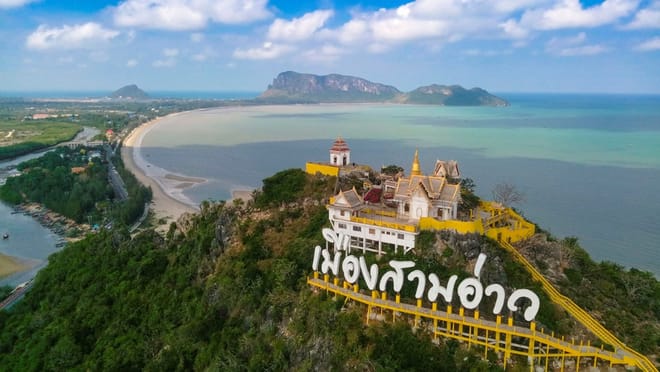 Stunning Prachuabkirikhan & Ao Manao - the City of Three Bays Private Tour from Hua Hin