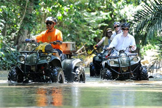 PHUKET-PHANG NGA: Full Day White water Rafting -Zipline 150 M.- Waterfall-Lunch 9