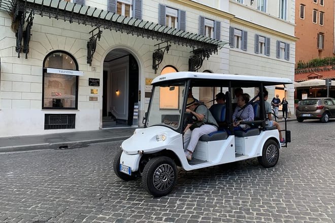 our guide golf tours cart
