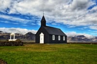 Budir black church is one of the tour´s highlights