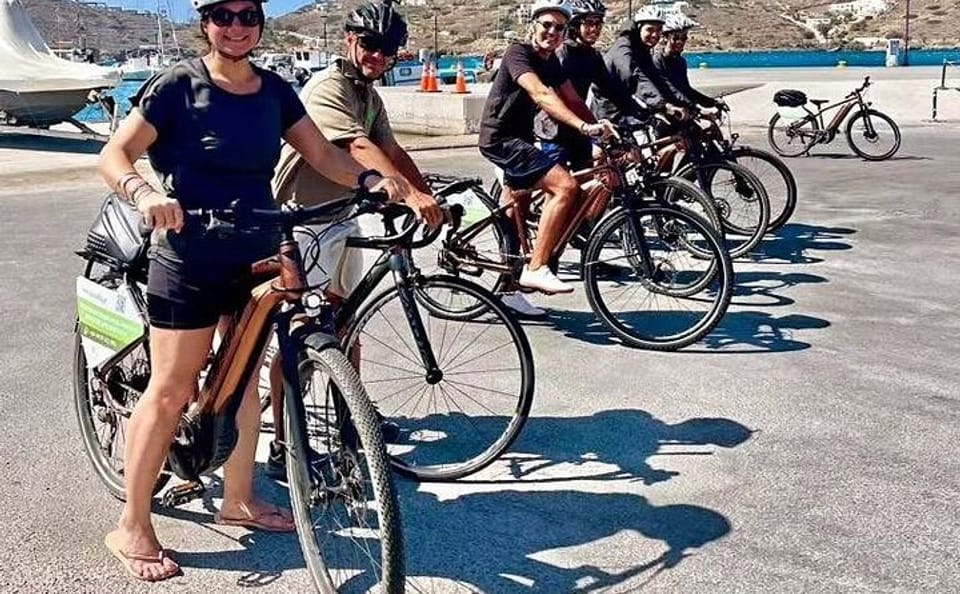 Cultural and Culinary Bike Tour in Chora, Greece