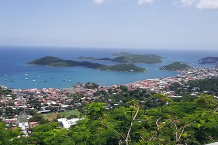 Private Island Drive with Sapphire Beach Stop