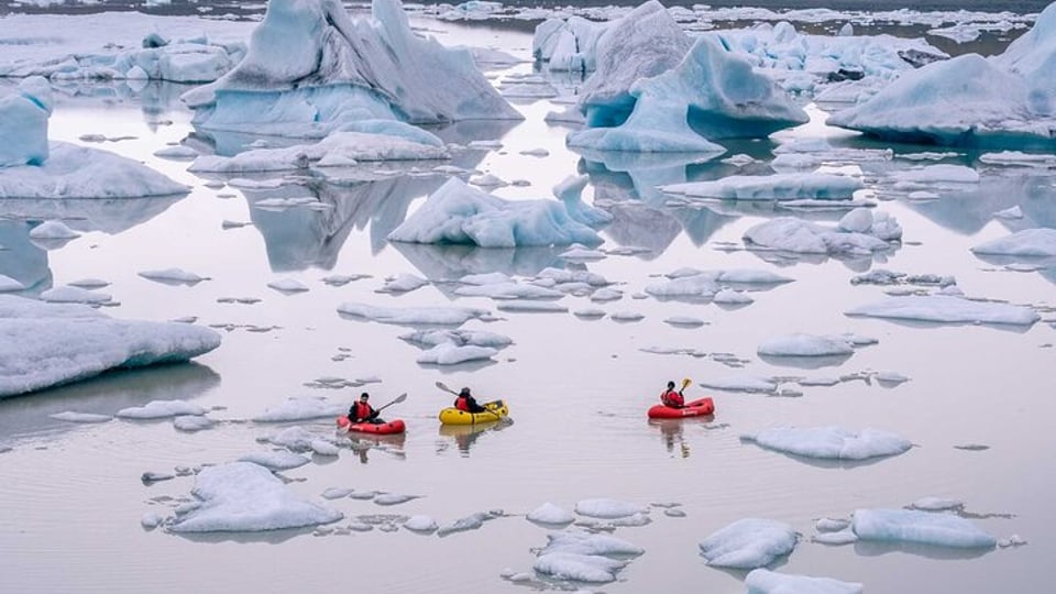 Kayaking in Iceland: glacier lagoon or fjord?