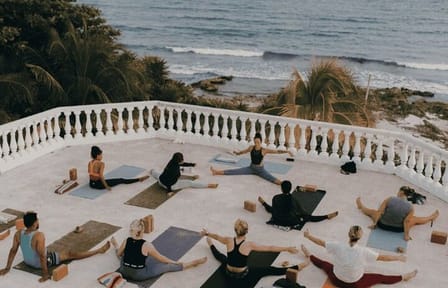 Mindful Medina Yoga with Walking Tour Through the Marrakesh