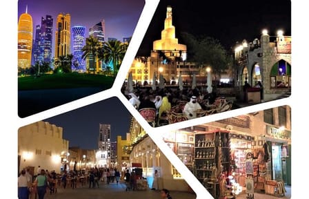 Evening City Tour of Doha with Souq Waqif Market Visit