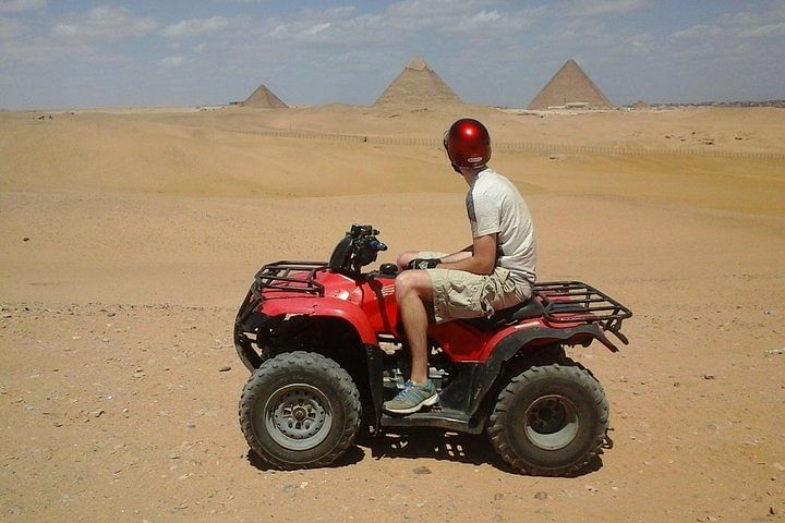 Quad Biking Adventure Near the Pyramids of Giza in Cairo