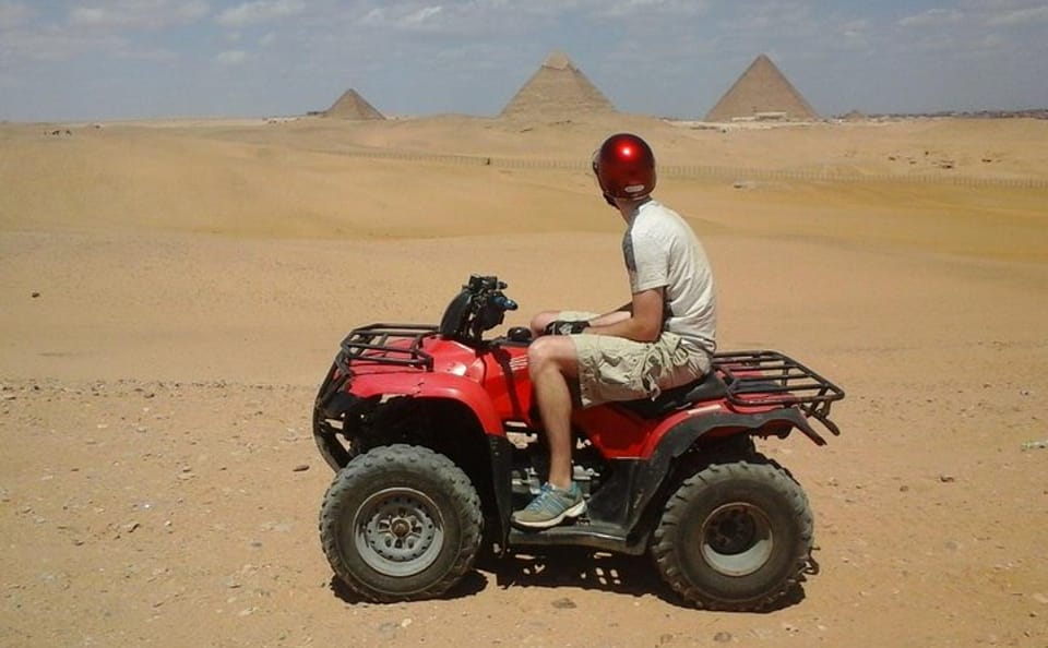Quad Bike Desert Safari Tour Near the Pyramids in Giza