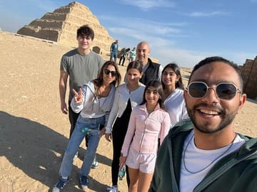Private Day Tour of Saqqara and Dahshur Pyramids in Cairo