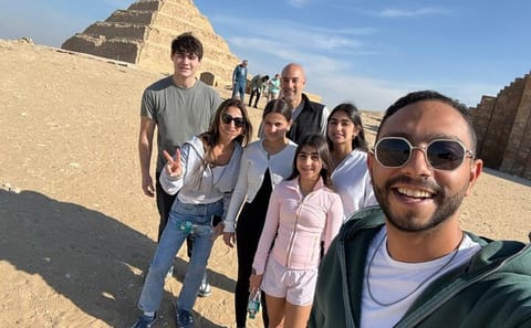 Private Day Tour of Saqqara and Dahshur Pyramids in Cairo