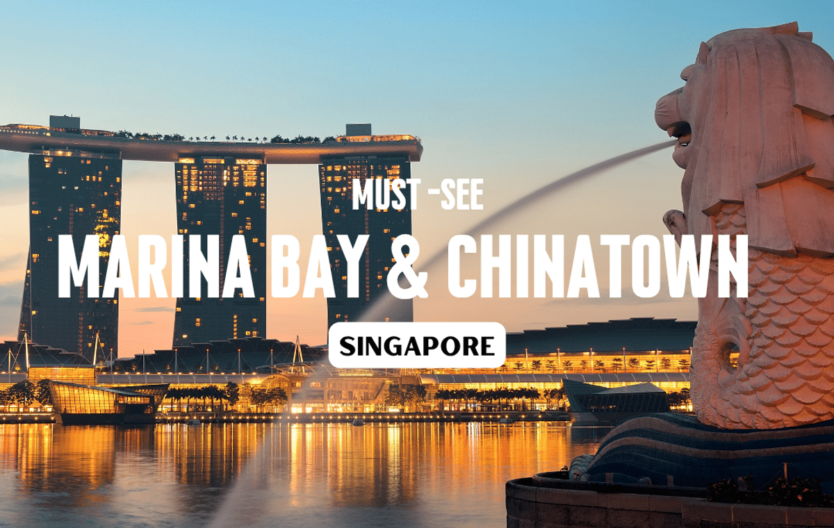 (Free eSIM) Singapore Marina Bay Wonders and Heritage Tales (Chinatown)