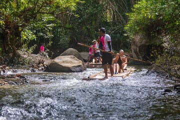 Khao Lak Full Day Bamboo Rafting Tour with Lunch from Phuket