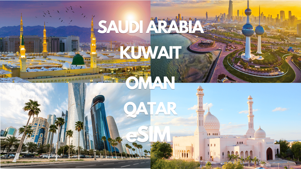 Saudi Arabia,Oman,Kuwait,Qatar Data eSIM: Up to 2GB/daily-30 days 9