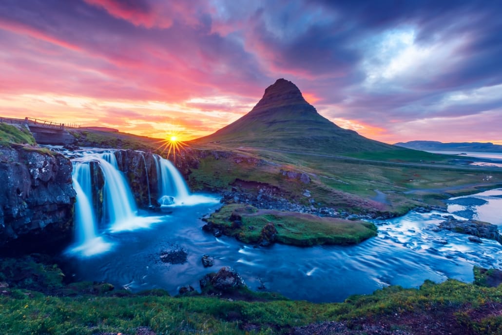 The Kirkjufell mountain