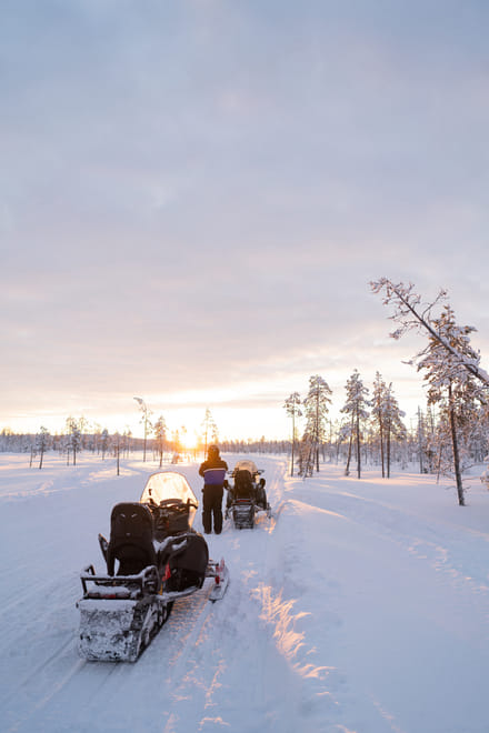 Experience a Long Snowmobile Safari in Lapland (70 km) 5