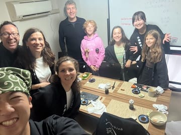 Mochi Pounding and Sushi Making Experience in Tokyo