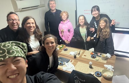 Mochi Pounding and Sushi Making Experience in Tokyo