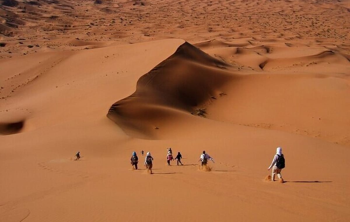Trekking in Erg chebbi Desert with Overnight Camp, Local Guide