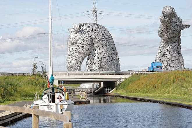 the Kelpies , Falkirk tours from Private tours Edinburgh 07305-294773