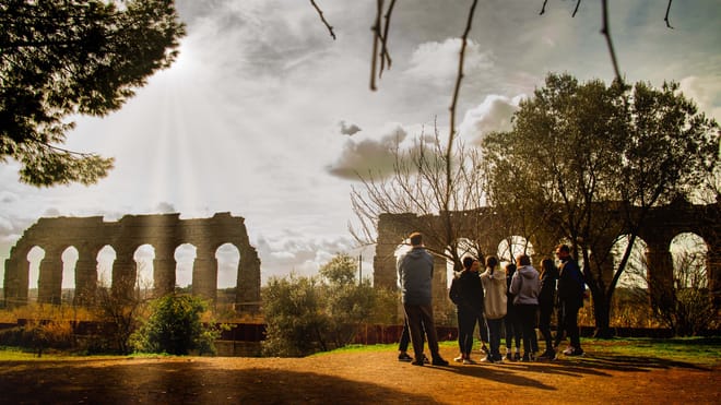 Appian Way Bike Tour with Park of the Aqueducts and the Roman Countryside photo 6