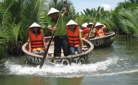 Basket Boat Ride Through Cam Thanh Coconut Forest in Hoi An