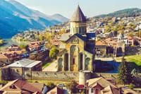 View to Svetitskhoveli Cathedral from above