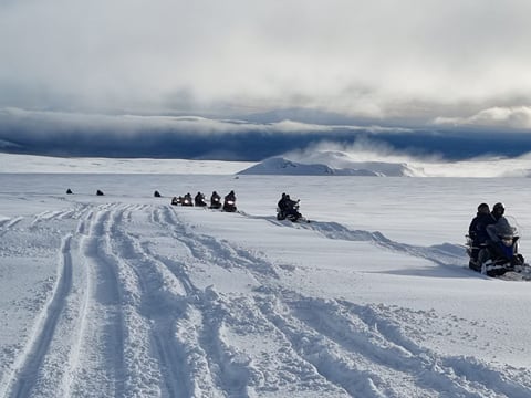 Superjeep Golden Circle and Langjokull Snowmobile Tour on Glacier , photo 13