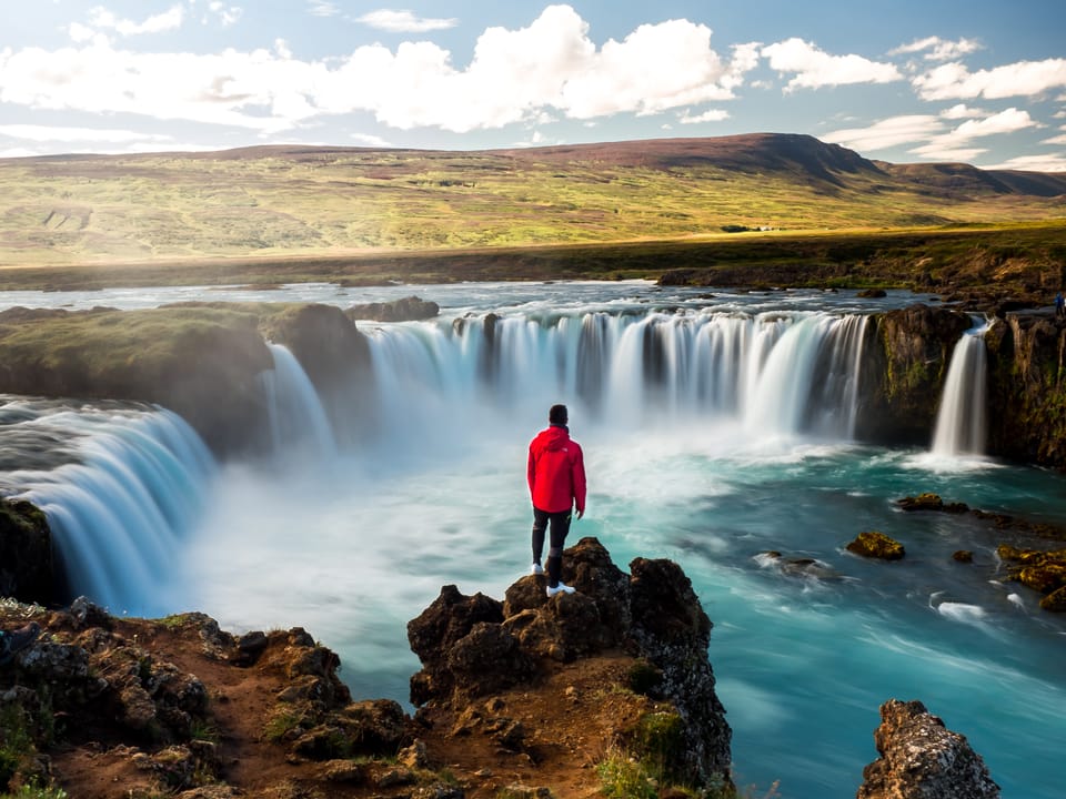 Goðafoss Waterfall & Fjord Viewpoint from Akureyri — BusTravel Iceland