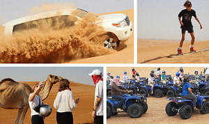 Dubai: Extreme Desert Safari, Sand Boarding & Camp BBQ