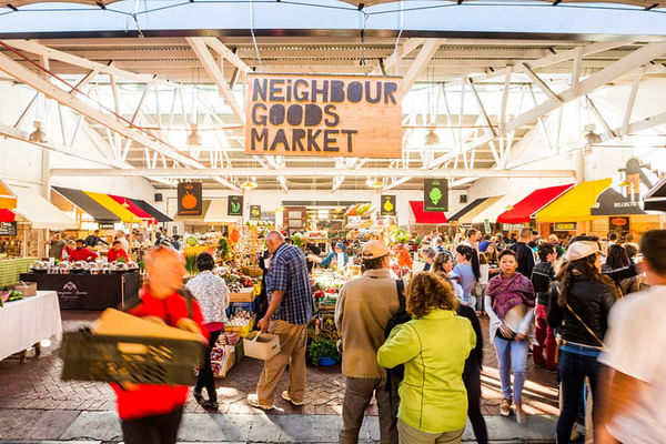 Savor unique flavors and artisan delights at the Neighbourgoods Market, Old Biscuit Mill.