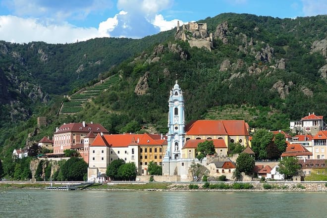 Prague to Vienna Private car via Melk Abbey and with Wachau Valley river cruise