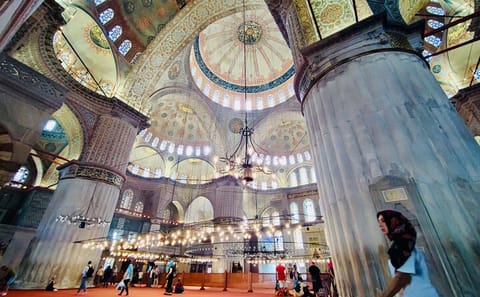 Walking Tour of Istanbul's Basilica Cistern and Blue Mosque