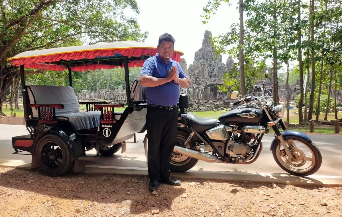 Angkor Wat Private Tour by Tuk-Tuk with English Speaking Driver