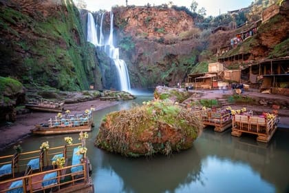 From Marrakech: Ouzoud Waterfalls Guided Hike and Boat Trip