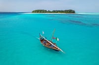 Full Day Mnemba Island Luxury Dhow in Zanzibar 1