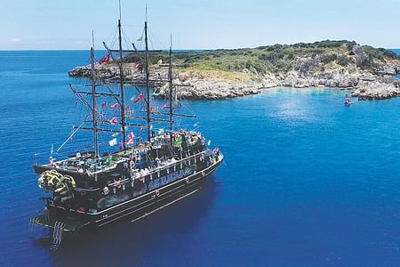 Kemer Pirate Boat Adventure: Scenic Bays, Lunch & Transfers Included