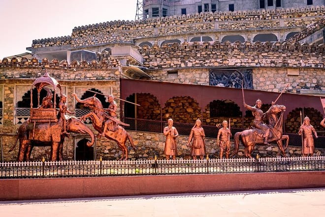 Maharana Pratap bronze statue in Haldighati
