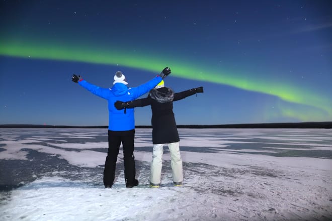 Aurora Borealis Trip in Lapland Lakeside 8
