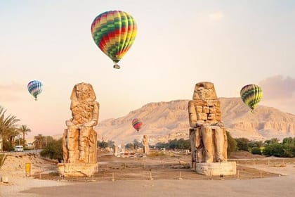 Sky to Temples Hot Air Balloon & West East Tour from Luxor