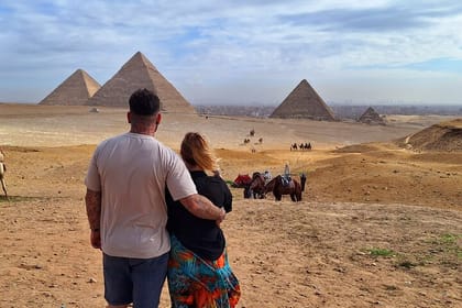 Private Giza Pyramids Sphinx Memphis Saqqara Lunch and Camel