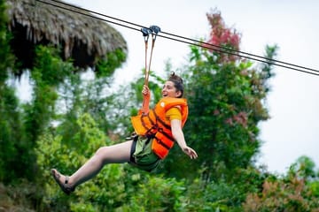 Full-Day Zipline and Cave Exploration in Đồng Hới