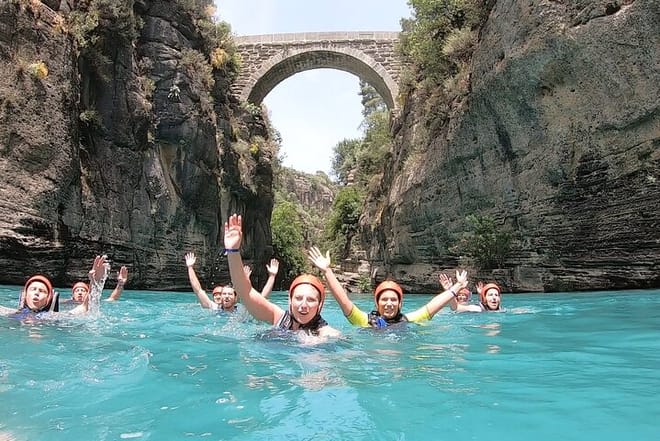 Canyoning, Rafting and Zipline Adventure from Belek and Antalya 3