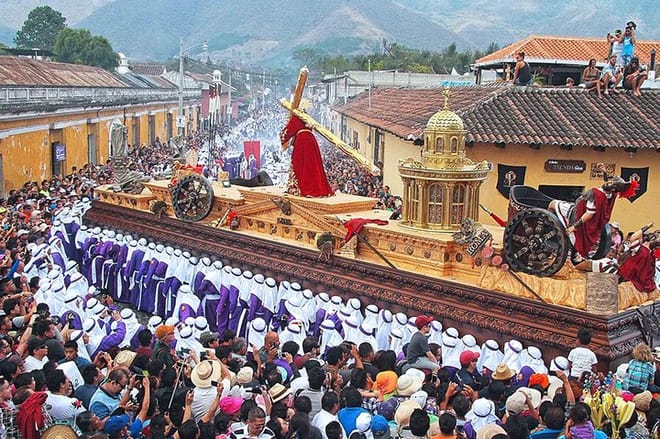 Tour of Catholic Processions During Holy Week in Antigua 7