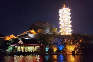 Guilin Four Lakes Night Cruise with Hotel Pickup