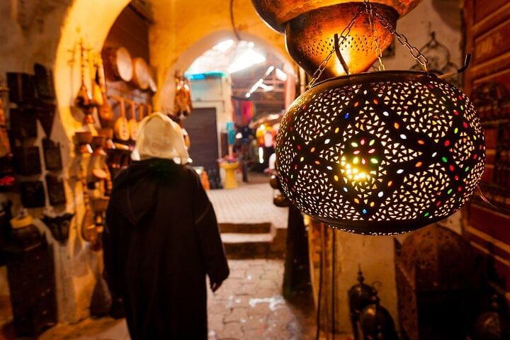 The souks of Marrakech are vibrant markets filled with narrow, winding streets where vendors sell everything from spices and textiles to jewelry and handcrafted goods. They are a bustling hub of tradi