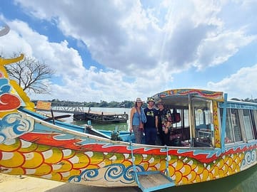 Dragon Boat Trip Sightseeing Hue city - Private tour
