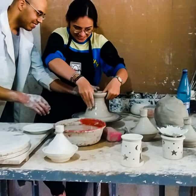½ Day: Pottery Class from a True Moroccan Artist in Marrakech | Private & Luxury	